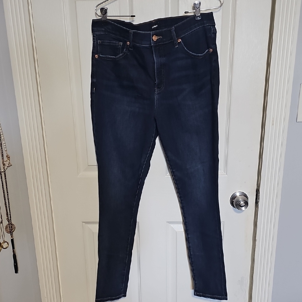 Women's Dark Blue Express Skinny Jean